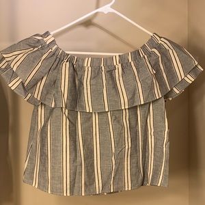 Everly Off-the-shoulder Ruffle Top